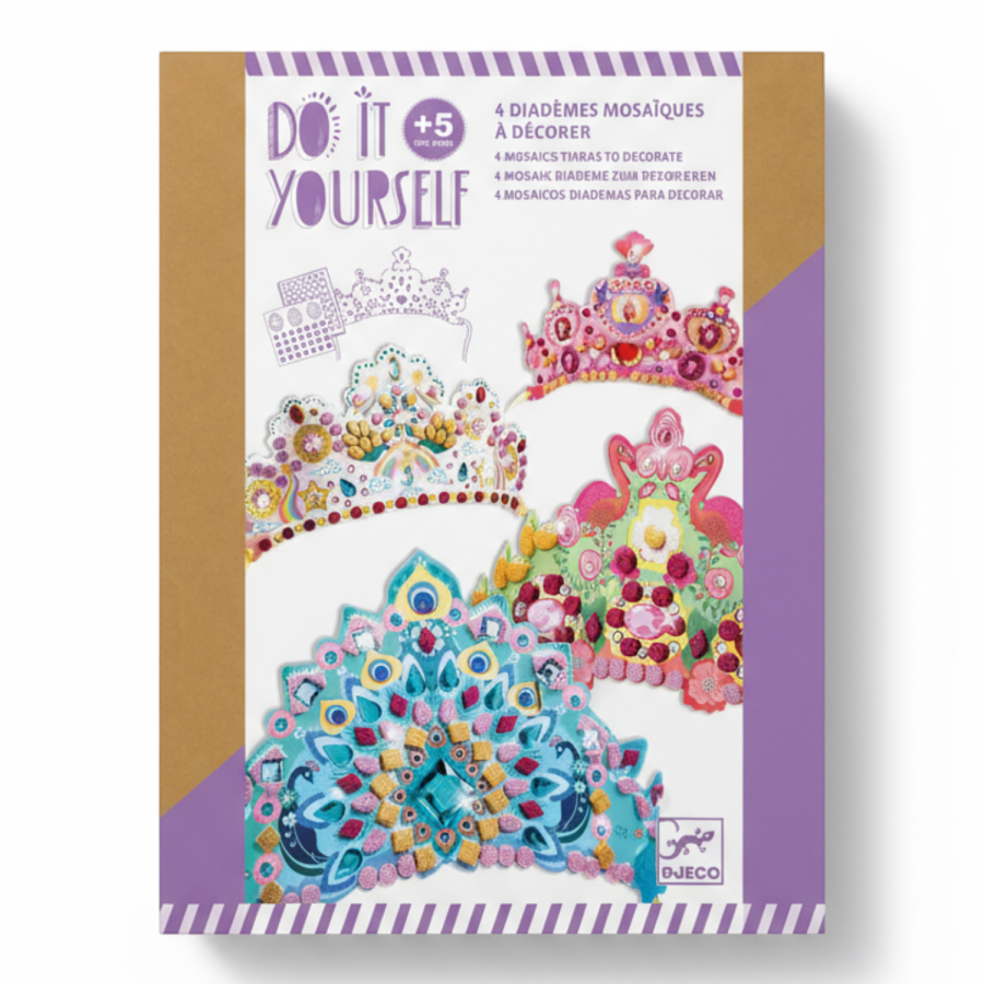 Zrób to sam - mozaiki KORONY KSIĘŻNICZEK / Djeco DJ07901