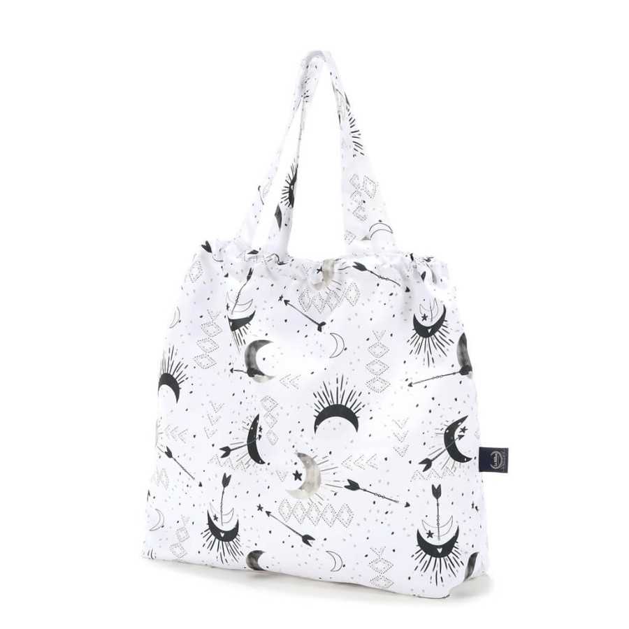 Shopper Bag z kieszonką - BRIGHT LUNA / La Millou