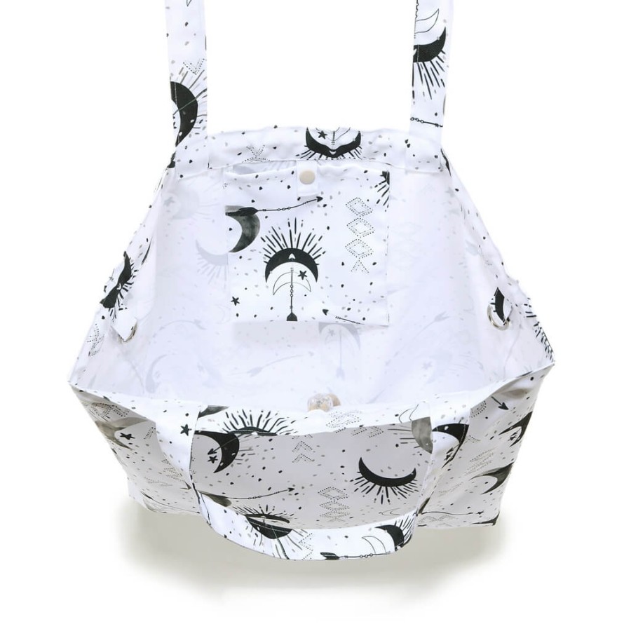 Shopper Bag z kieszonką - BRIGHT LUNA / La Millou
