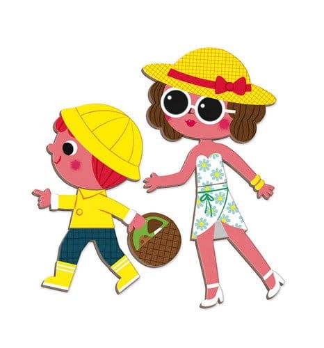 Magnetyczna układanka 4 pory roku Magnetibook kolekcja 2018 / Janod