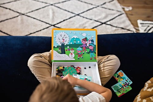 Magnetyczna układanka 4 pory roku Magnetibook kolekcja 2018 / Janod