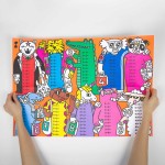 Plakat do nauki i zabawy - TABLICZKA MNOŻENIA / OMY