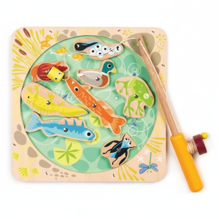 Drewniana gra zręcznościowa- Łowienie w stawie / Tender Leaf Toys