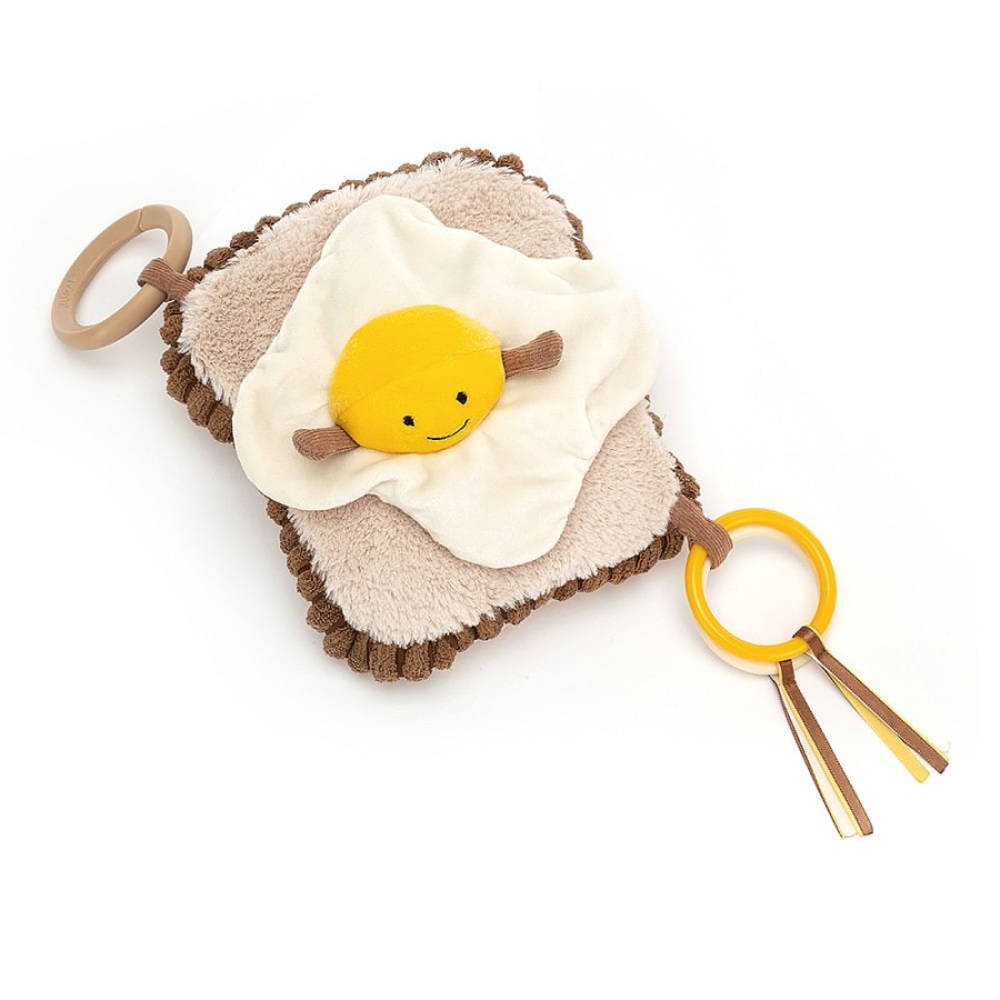Zabawka aktywizująca - zabawne jajko na toście / Jellycat