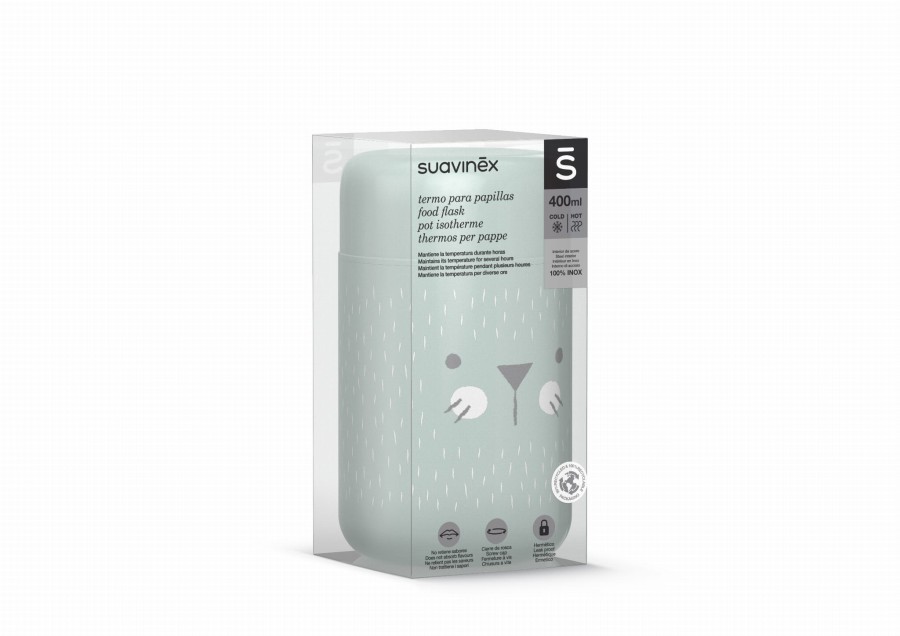Termos na pokarm 350 ml Hygge Baby - miętowy / Suavinex