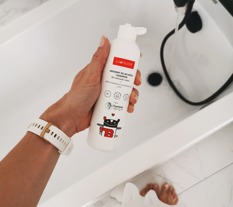 Łagodny żel do mycia i szampon dla niemowląt i dzieci - 250 ml / Lullalove