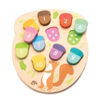 Drewniana zabawka - Wiewiórka i liczenie żołędzi / Tender Leaf Toys