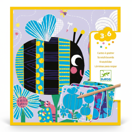 Wydrapywanka dla maluchów OWADY / Djeco DJ09092