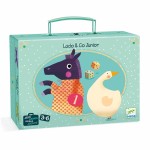Gra planszowa dwustronna GĘSI - KONIKI / Djeco DJ05226