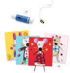 Zestaw artystyczny KOLAŻE DLA NAJMŁODSZYCH / Djeco DJ08664