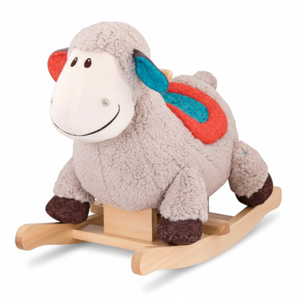 Rodeo Rocker Loopsy – pluszowa OWIECZKA na biegunach / B.Toys BX1643Z