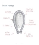 Gniazdko niemowlęce kokon Royal Baby Grey / Sleepee