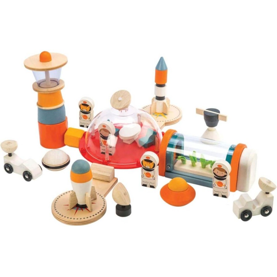 Drewniana stacja kosmiczna -Życie na Marsie / Tender Leaf Toys