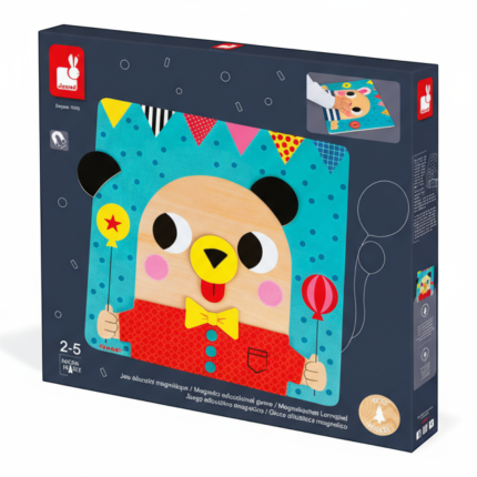 Układanka drewniana magnetyczna Zwierzątka / Janod J08035