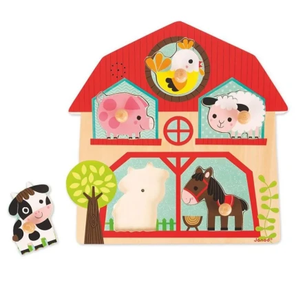 Puzzle muzyczne Mieszkańcy farmy / Janod J07079