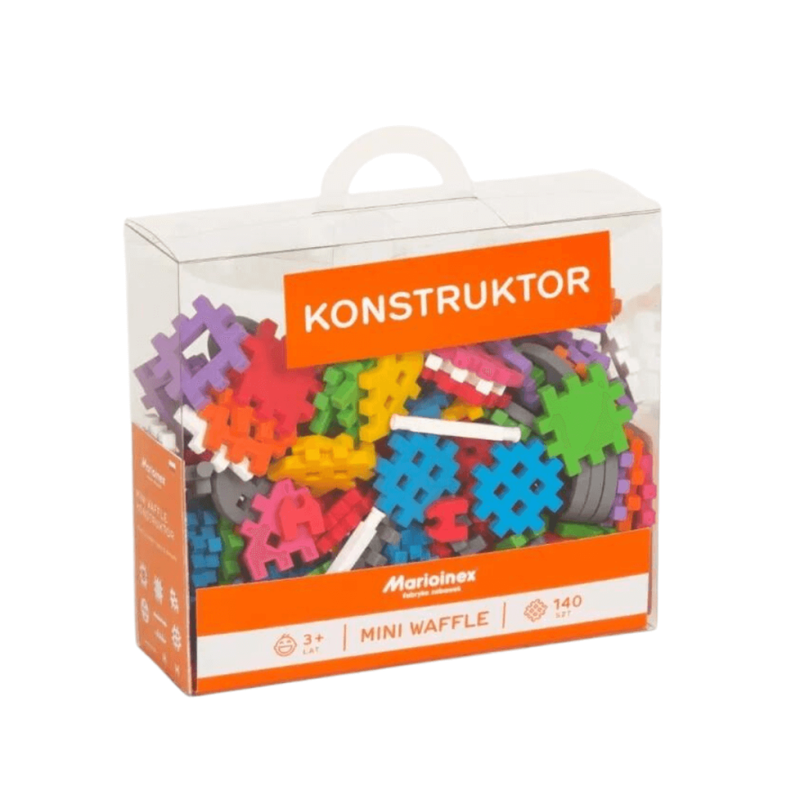 Klocki waffle MINI konstruktor 140 szt. / Marioinex