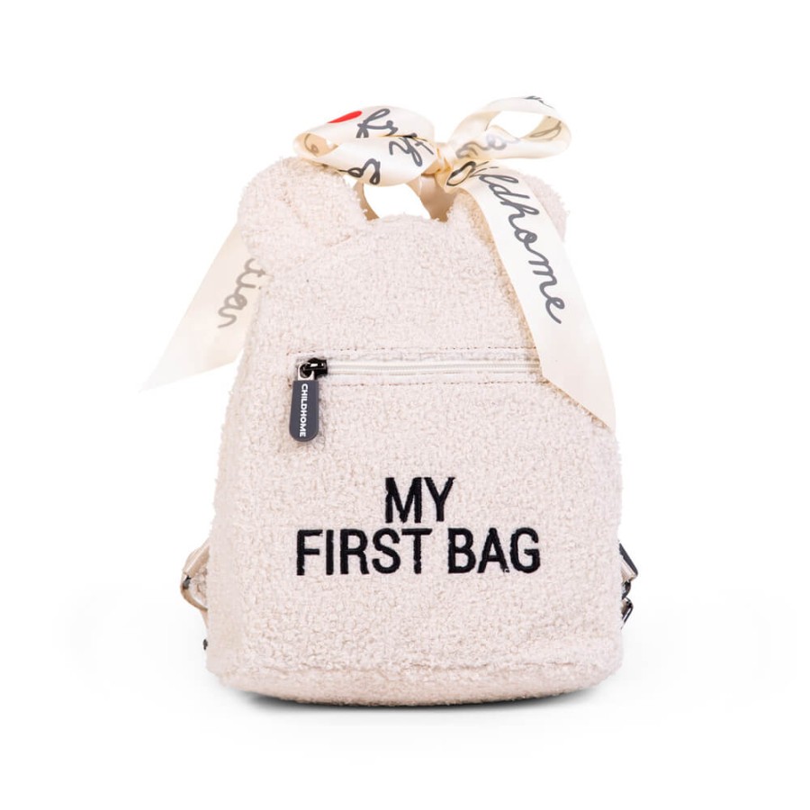 Plecak dziecięcy My First Bag - Teddy Bear White (Limited Edition) / Childhome CWKIDBTW