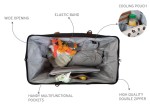 Torba Mommy Bag Czarno-Złota / Childhome CWMBBBLGO