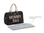 Torba Mommy Bag Czarno-Złota / Childhome CWMBBBLGO