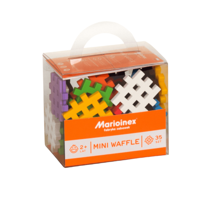 Klocki waffle MINI 35 szt. / Marioinex