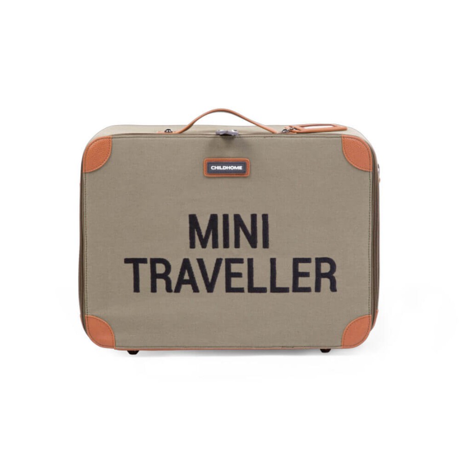 Walizka dziecięca Mini Traveller Kanwas Khaki / Childhome CWSCKKA