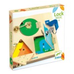 Drewniana tabliczka manualna LockBasic / Djeco DJ06213