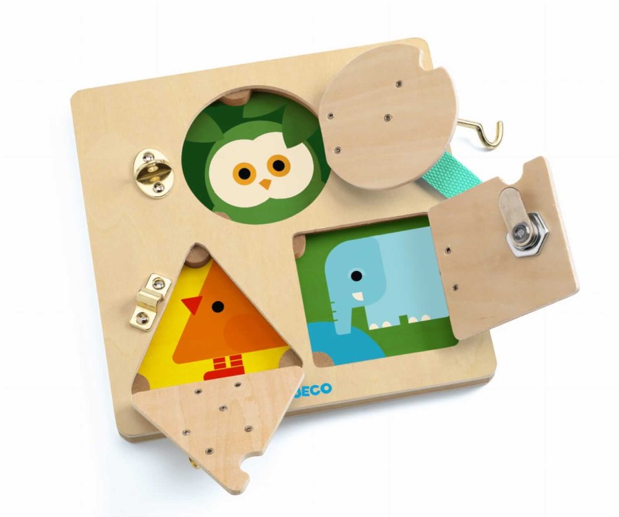 Drewniana tabliczka manualna LockBasic / Djeco DJ06213