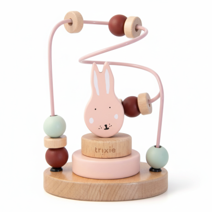 Labirynt z drewnianymi koralikami Królik / Trixie