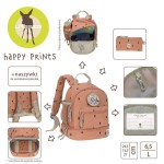 Plecak mini Happy Prints karmelowy / Lassig