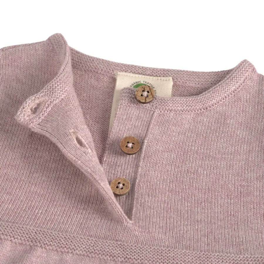 Sukienka Baby Knitted GOTS, Garden Explorer Light Pink / Lassig