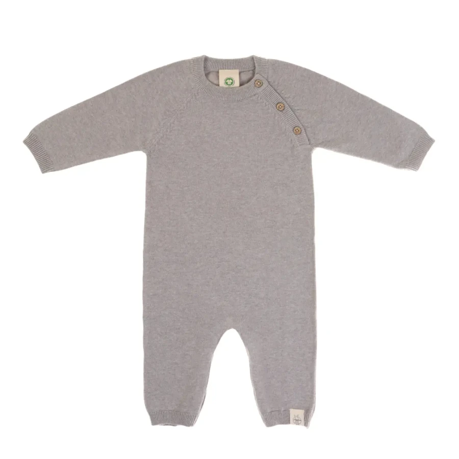 Kombinezon Baby Knitted GOTS, Garden Explorer grey / Lassig