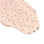 Body z długim rękawem GOTS, Dots powder pink / Lassig
