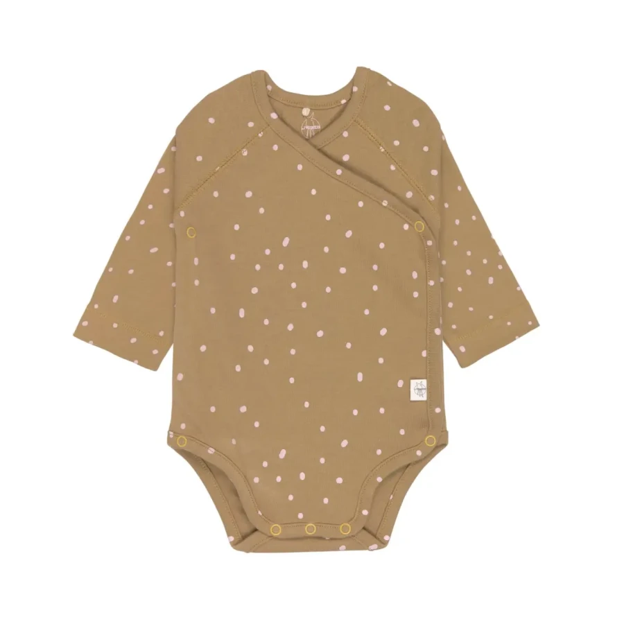 Body z długim rękawem GOTS, Dots Curry / Lassig