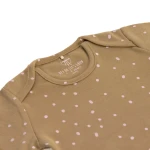 Body z długim rękawem GOTS, Dots Curry / Lassig