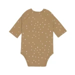 Body z długim rękawem GOTS, Dots Curry / Lassig