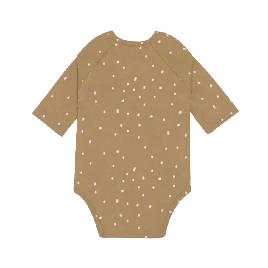 Body z długim rękawem GOTS, Dots Curry / Lassig