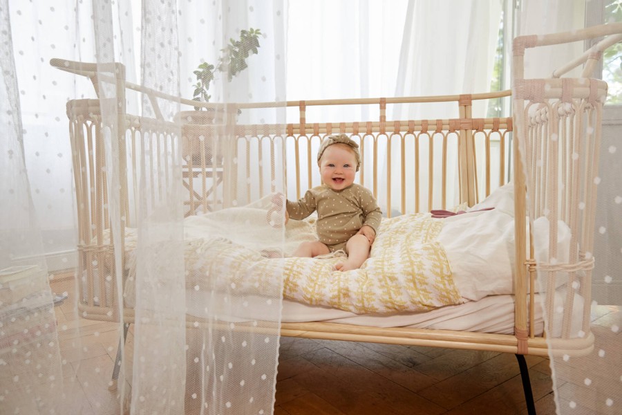 Body z długim rękawem GOTS, Dots Curry / Lassig