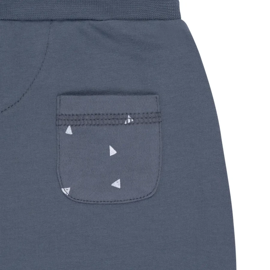 Spodenki niemowlęce - organic cotton, blue / Lassig