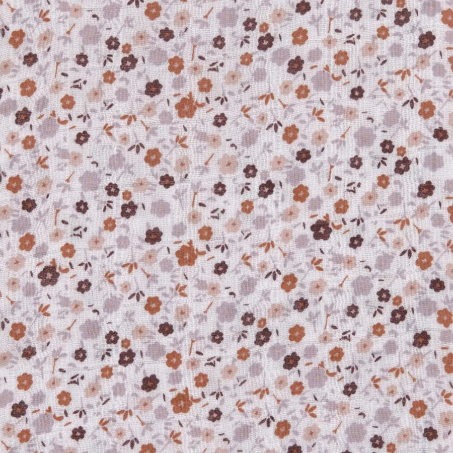 Kocyk-otulacz 80x80cm - Tiny Farmer Flowers, 3 szt. / Lassig