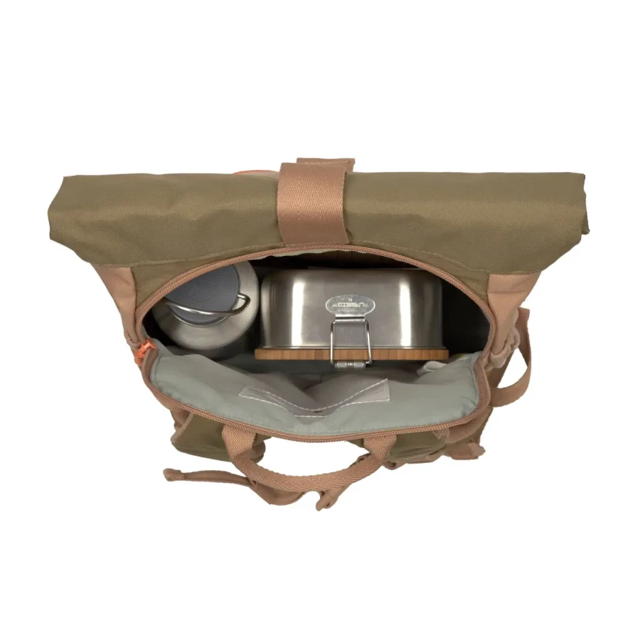 Plecak zwijany Mini Rolltop Nature, hazelnut / Lassig 1203037356