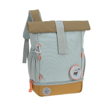 Plecak zwijany Mini Rolltop Nature, light blue / Lassig 1203037457
