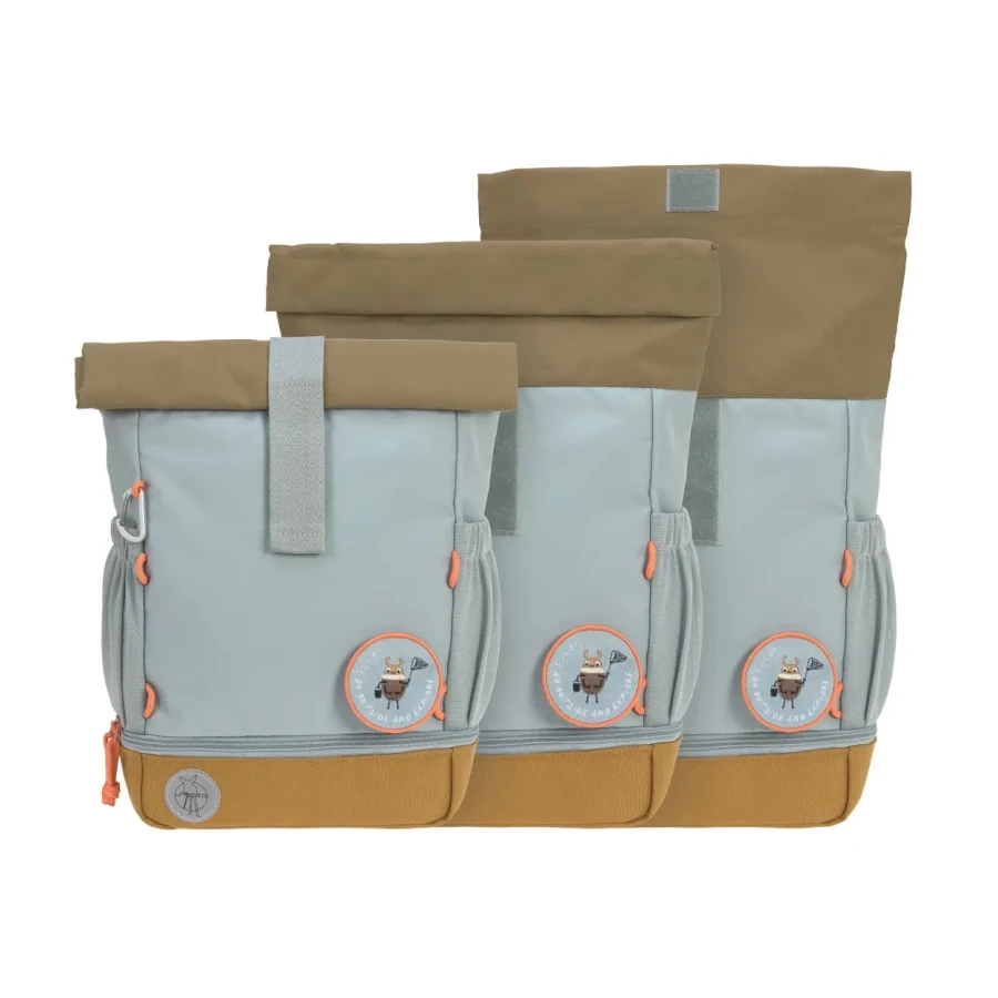 Plecak zwijany Mini Rolltop Nature, light blue / Lassig 1203037457