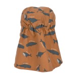 Kapelusz przeciwsłoneczny UV - Whale caramel / Lassig