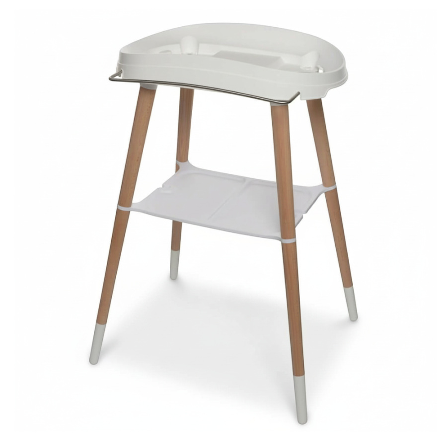 Stojak bukowy do wanienki Sense Biały / Bébé-jou 4217001