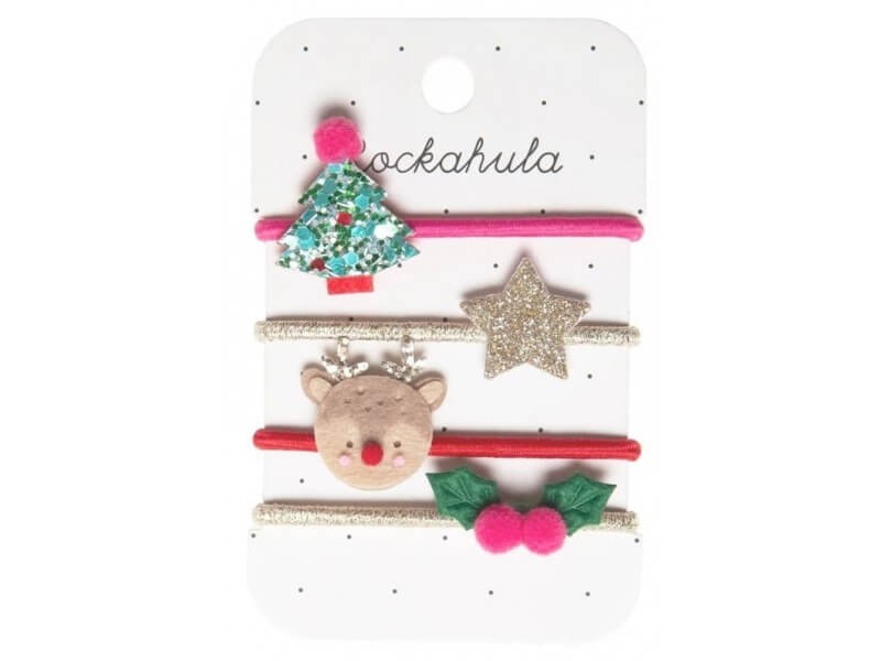 Gumki do włosów Xmas Ponies / Rockahula X423