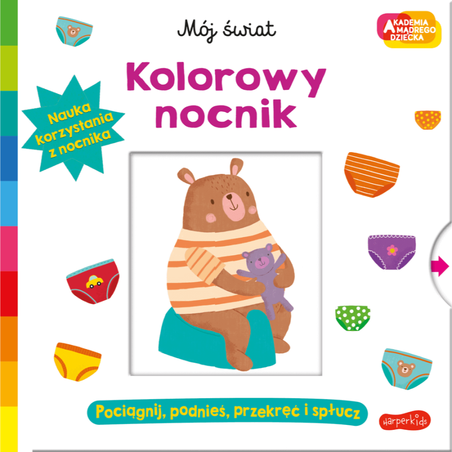 Kolorowy nocnik. Akademia mądrego dziecka. Mój świat / HarperCollins