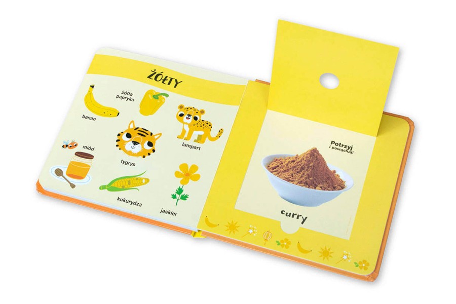 Zapachy świata. Moja pachnąca książeczka z kolorami. Akademia mądrego dziecka / HarperCollins