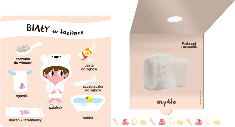 Mój dzień. Moja pachnąca książeczka z kolorami. Akademia mądrego dziecka / HarperCollins