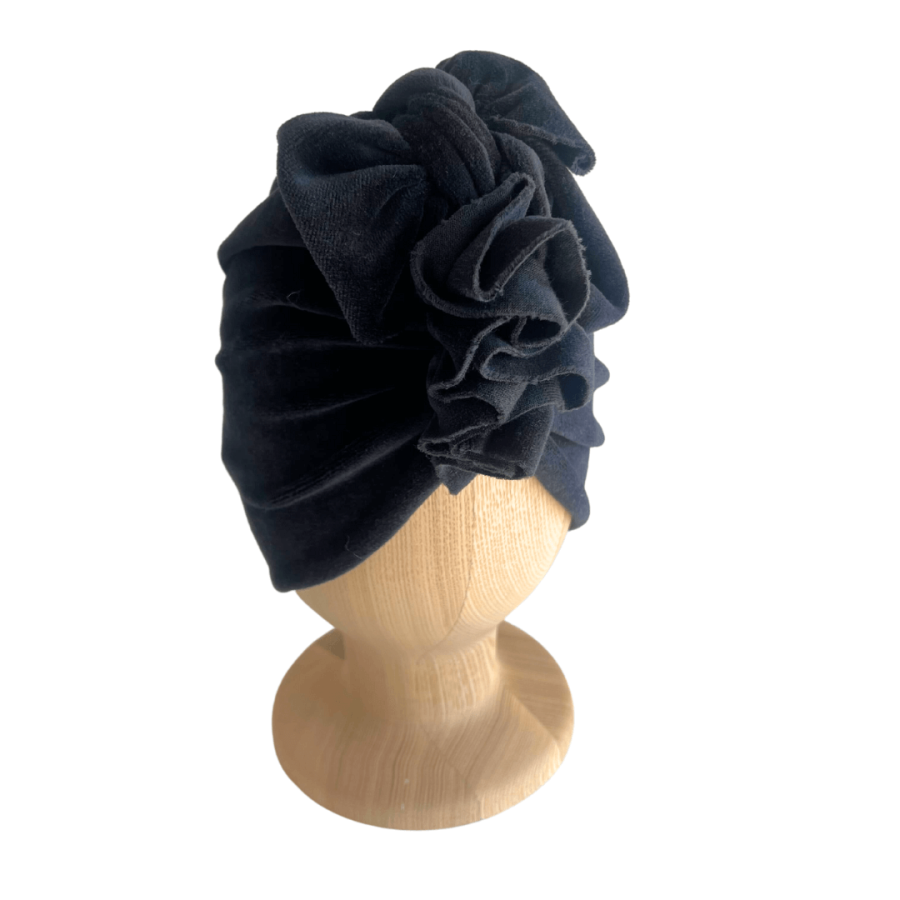 Turban Velvet Black Diamond / Looks by Luks