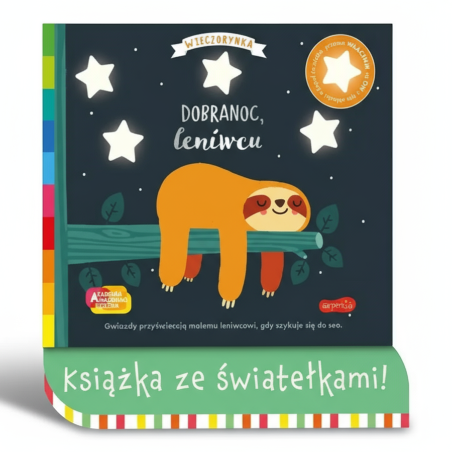 Dobranoc, leniwcu. Akademia mądrego dziecka. Wieczorynka / HarperCollins